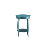 Pop of Color Teal Side or End Table