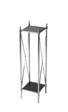 Butler Specialty Deidre Glass & Metal Pedestal Plant Stand 2864220