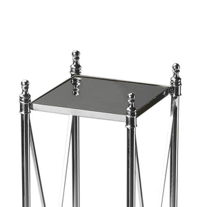 Butler Specialty Deidre Glass & Metal Pedestal Plant Stand 2864220