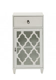 Fret Work Design Glass Door Cabinet