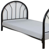 Black Metal Twin Headboard And Footboard