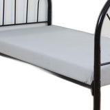 Black Metal Twin Headboard And Footboard