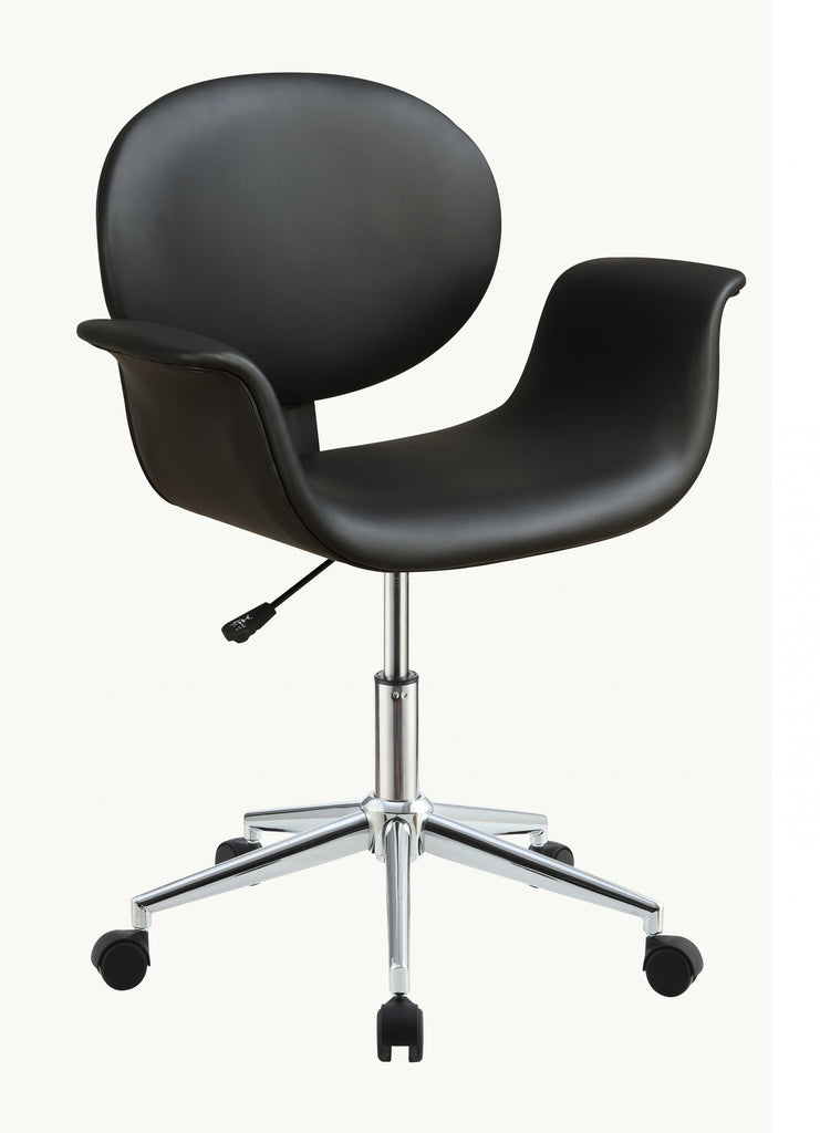 27' X 24' X 34' Black Pu Office Chair