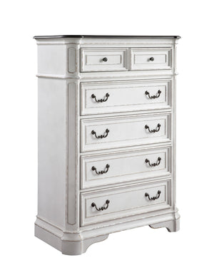 Florian Transitional Chest Antique White & Oak Finish 28726-ACME