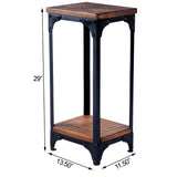 Butler Specialty Gandolph Wood & Iron Pedestal Stand 2874120