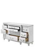 Sadie Contemporary Dresser White 28745-ACME