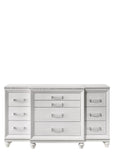 Sadie Contemporary Dresser White 28745-ACME