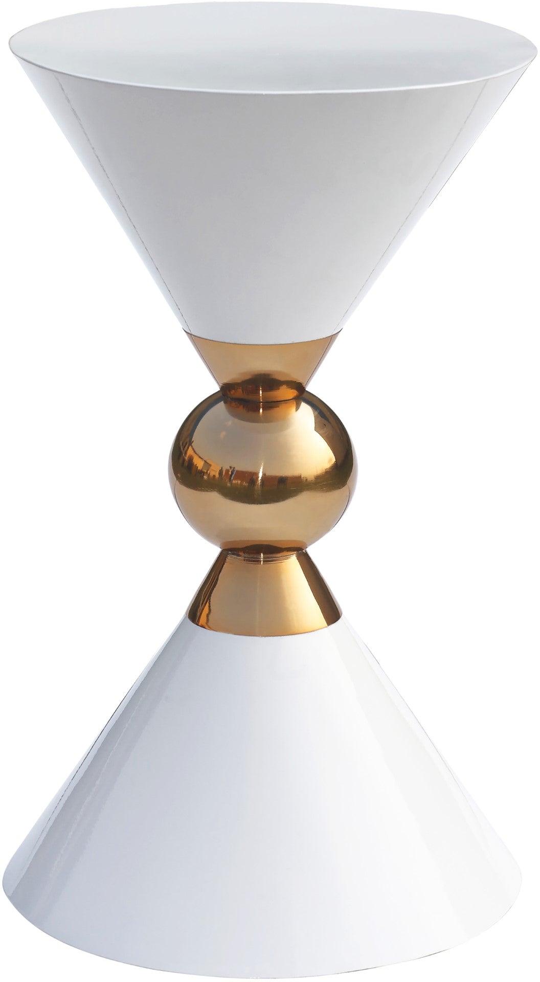 Malia Sculptural Iron End Table - Thumbnail 5