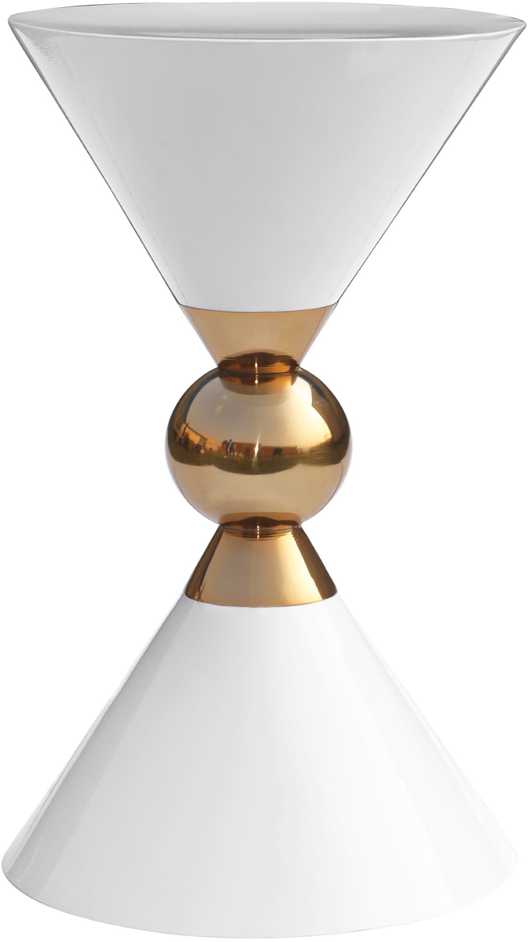 Malia Sculptural Iron End Table - Thumbnail 3