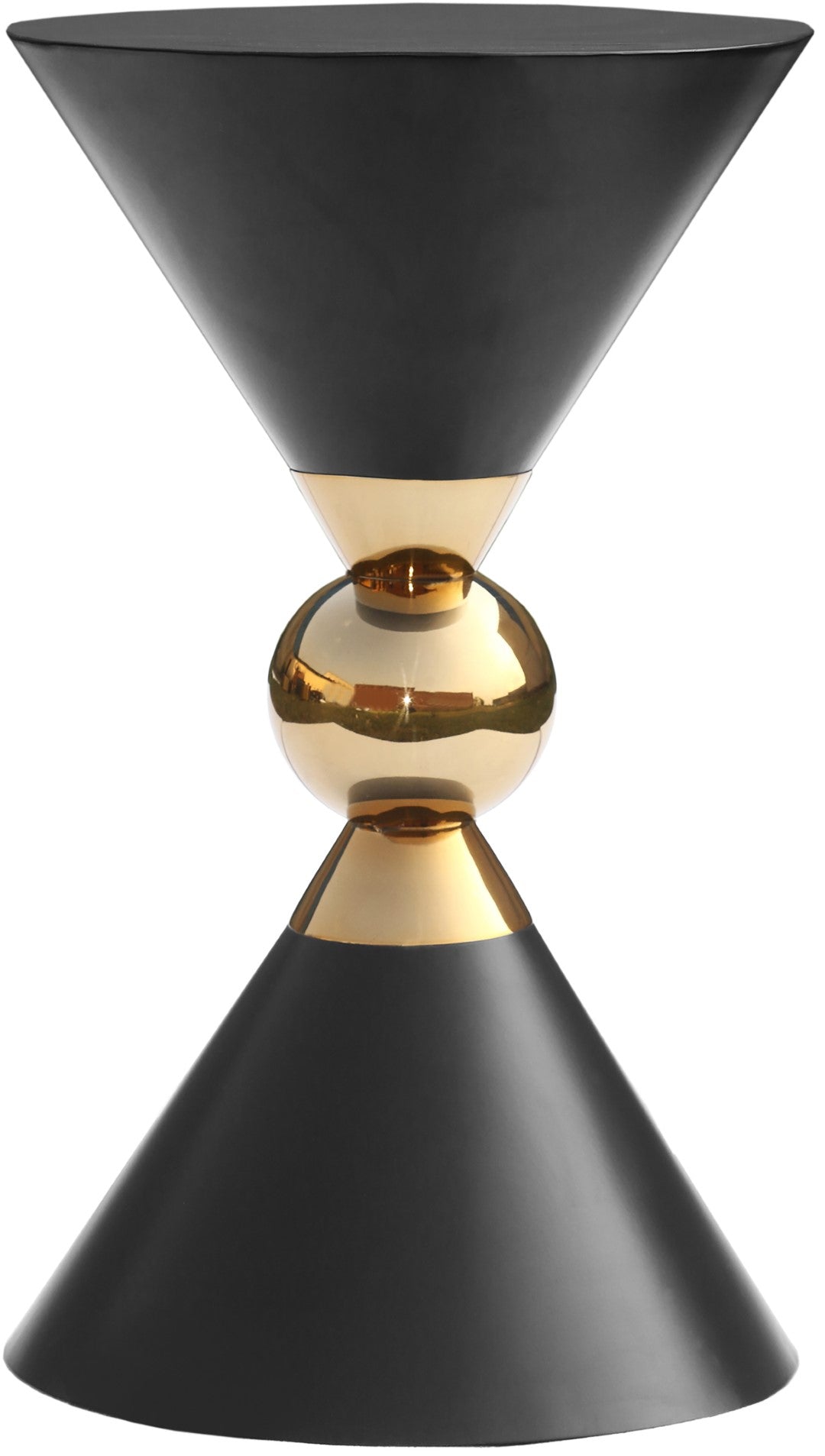 Malia Sculptural Iron End Table - Thumbnail 2