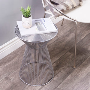 Butler Specialty Greeley Silver Metal End Table 2896220