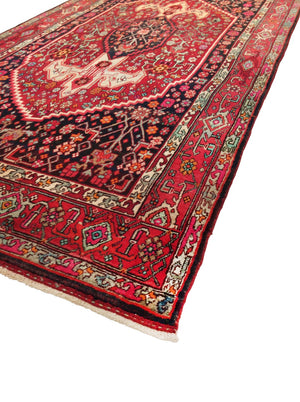 Pasargad Antique Azerbaijan Red Wool Area Rug ' ' 045586-PASARGAD