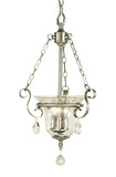 3-Light Brushed Nickel Carcassonne Pendant