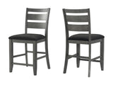 Mason Living Gray Counter Height Chairs (Set of 2)
