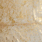 6' x 7' Natural and Gold Genuine Cowhide Area Rug