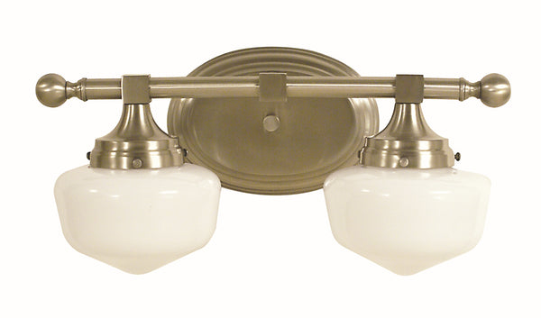 2-Light Brushed Nickel Taylor Sconce