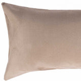 Light Brown Natural Cowhide Lumbar Pillow