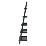 Winsome Wood Bellamy Leaning Shelf, Black 29553-WINSOMEWOOD