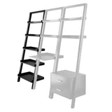 Winsome Wood Bellamy Leaning Shelf, Black 29553-WINSOMEWOOD