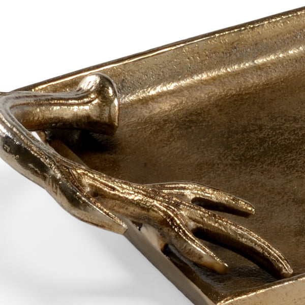 Diana Rectangular Tray -Brass