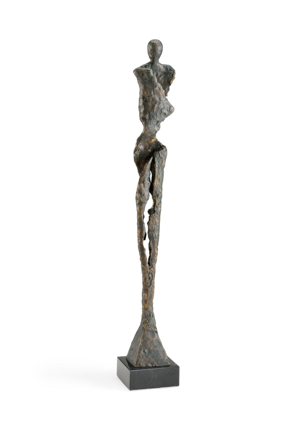 Artemis Bronze Figurine - Elegant Cast Composition on Marble Plinth, Stunning Home Decor Accent