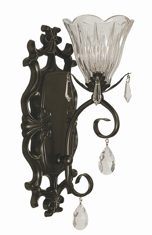 1-Light Mahogany Bronze Liebestraum Sconce