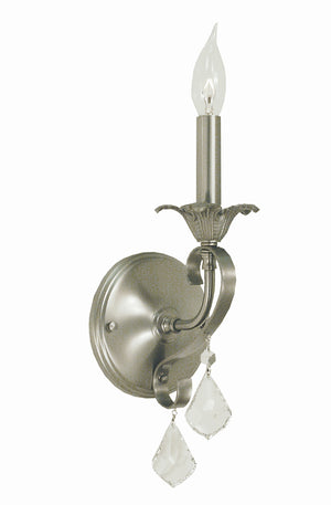 1-Light Brushed Nickel Liebestraum Sconce