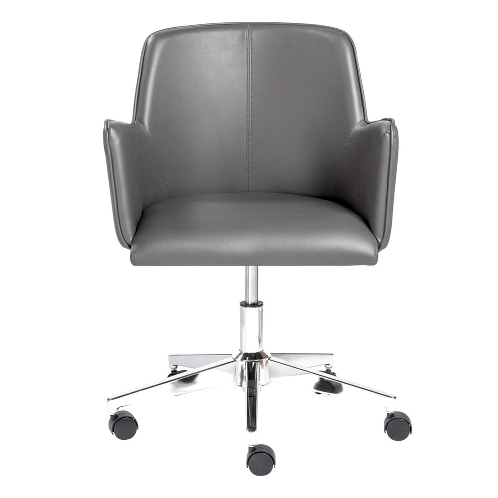 Sunny Pro Office Chair in Gray with Chrome Base