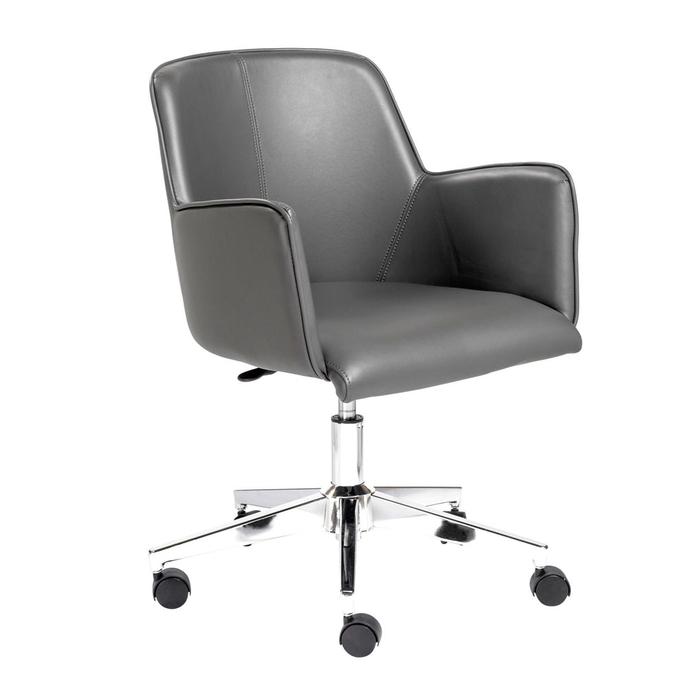 Sunny Pro Office Chair in Gray with Chrome Base