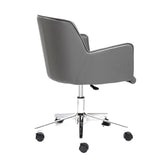 Sunny Pro Office Chair in Gray with Chrome Base