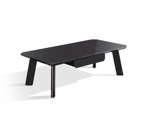 VIG Furniture Modrest Chadwick Modern Ebony & Rosegold Coffee Table VGHB297D-EBN