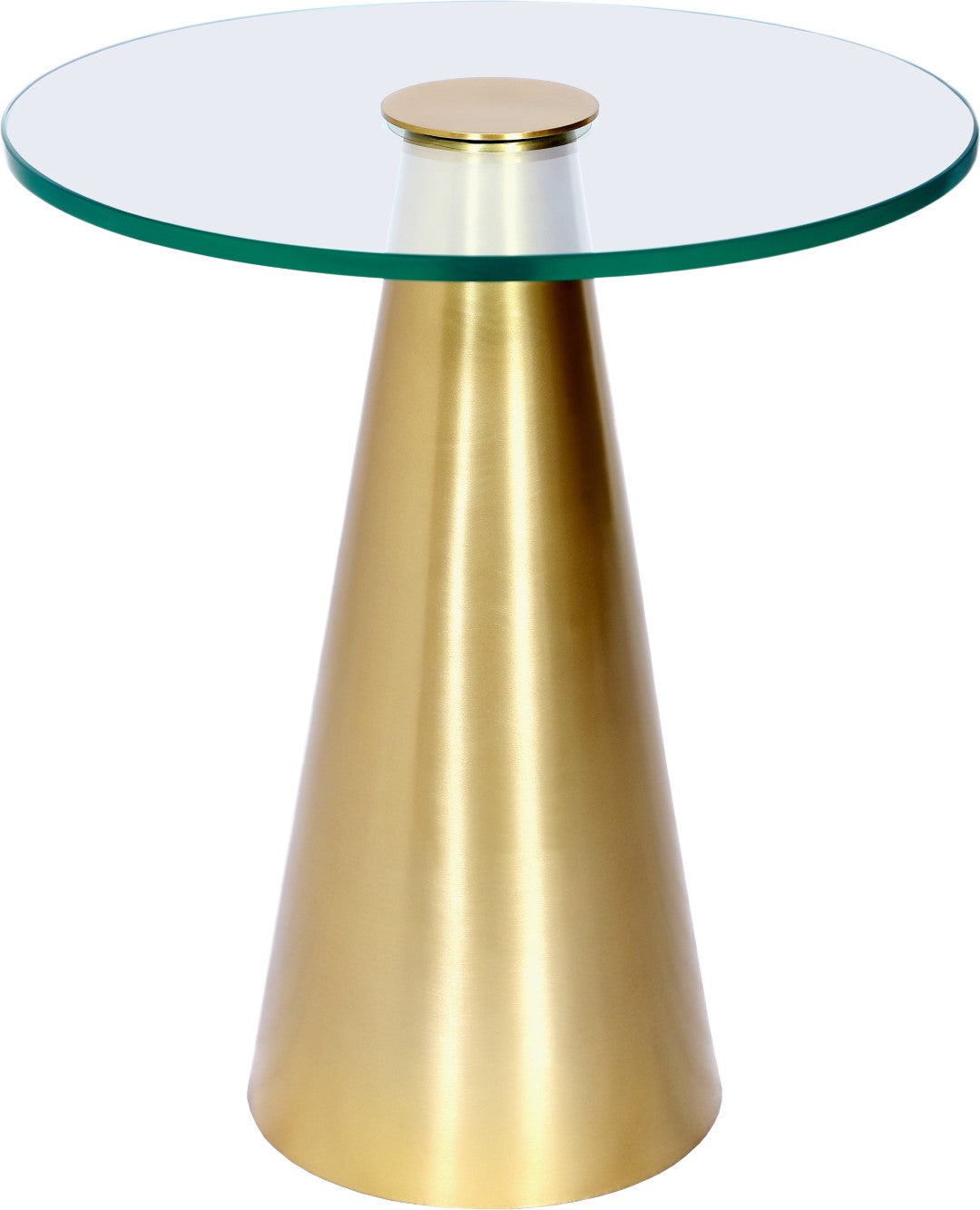 Glassimo Glass Contemporary End Table - Thumbnail 3