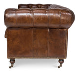 Castered Chesterfield Sofa