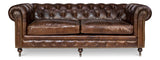 Castered Chesterfield Sofa