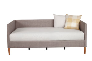Alpine Furniture Britney Day Bed, Dark Grey 1296T Dark Grey Upholstery Poplar & Pine Solids 80.5 x 42.5 x 32.5