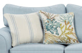 Fusion 1144 Transitional Sleep Sofa 1144 Labyrinth Sky Sleeper