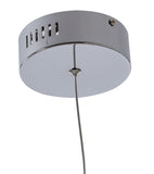 Bethel Chrome Single Pendant Lighting in Metal & Crystal