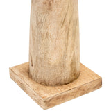 Sagebrook Home Contemporary Wood, 48" Totem Pillar, Brown 17481-02 Brown Mango Wood