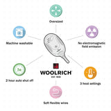 Woolrich Heated Plush to Berber Casual 100% Polyester Knitted Microlight/Berber Solid Heated Throw WR54-1773