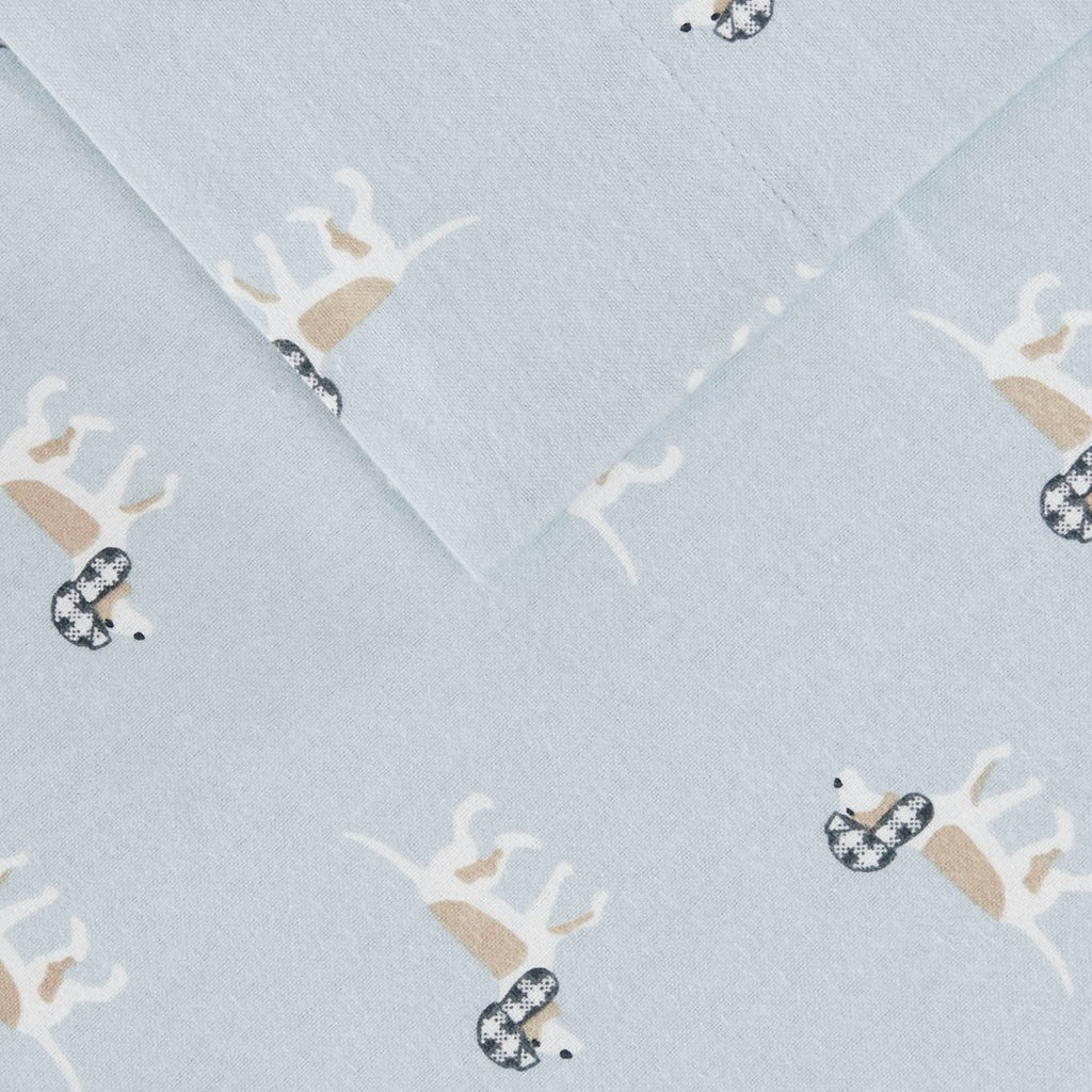 Flannel Lodge/Cabin 100% Cotton Flannel Printed Sheet Set