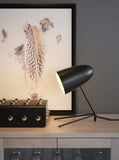 Zuo Modern Jamison Steel Modern Commercial Grade Table Lamp Black Steel