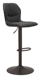 English Elm EE2805 100% Polyurethane, Plywood, Steel Modern Commercial Grade Bar Chair Vintage Black, Dark Bronze 100% Polyurethane, Plywood, Steel