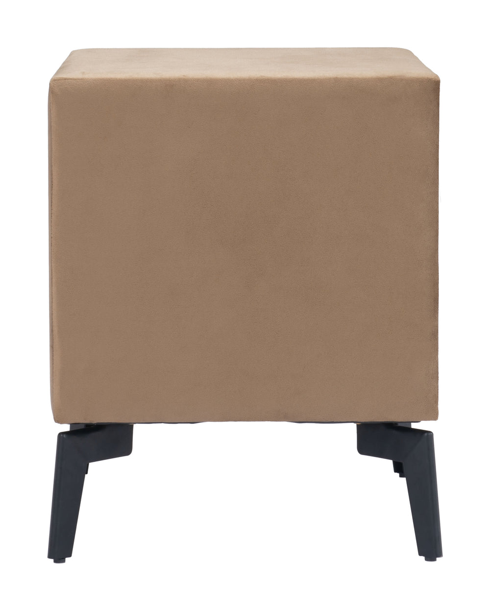 Zuo Modern Montana 100% Polyester, MDF, Plywood, Steel Modern Side Table Brown 100% Polyester, MDF, Plywood, Steel