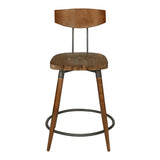 Frazier Mid-Century Counter Stool 24" With Back