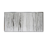 Sagebrook Home Contemporary 62x32, Oil Painting, Silver 70045 Silver Wood