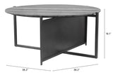 Zuo Modern Mcbride Marble, MDF, Iron Modern Commercial Grade Coffee Table Gray, Black Marble, MDF, Iron