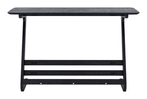 Zuo Modern Zoroastria MDF, Rubberwood Scandinavian Commercial Grade Desk Black MDF, Rubberwood