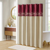 Croscill Vicenza Glam/Luxury 100% Polyester Shower Curtain CCL70-0039