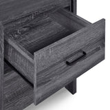 Noble House Olimont Contemporary 3 Piece Dresser and Nightstand Set, Sonoma Gray Oak 