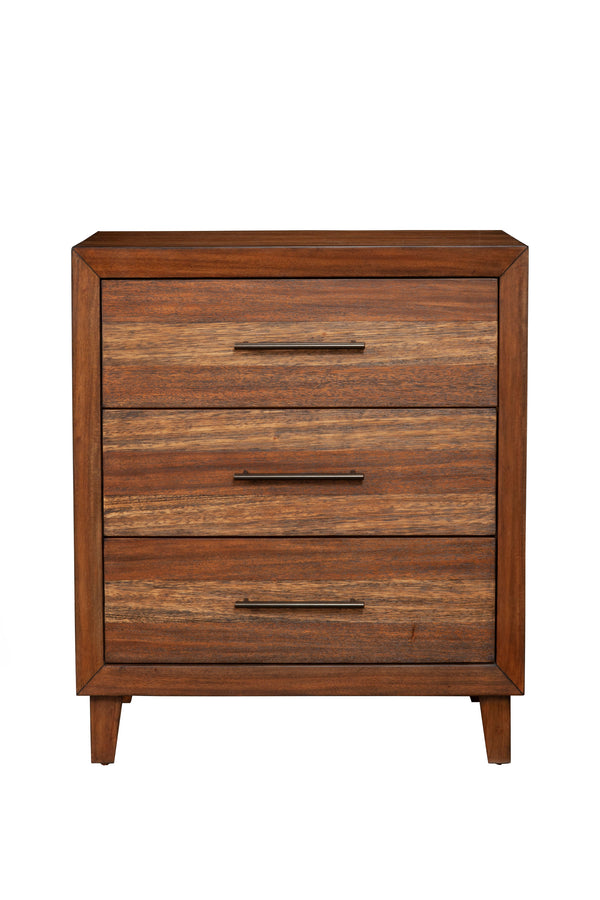Trinidad Small Chest in Toffee - Elegant Mahogany Storage with Dovetail Drawers & Soft Glide Design
